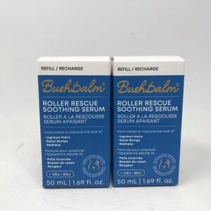 Bushbalm Roller Rescue Refill 2 Pack, 1.69 fl oz - New in Box